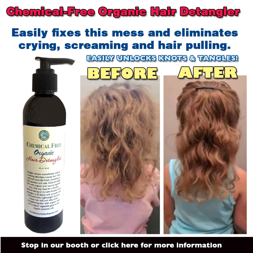 Organic Hair Detangler: NittanyValleyOrganics.com