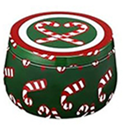 Soy Christmas Tin-Candy Cane